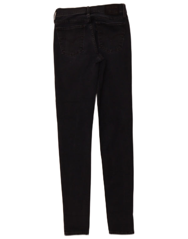 LEVI'S Γυναικείο 710 Super Skinny Jeans W25 L30 Μαύρο βαμβακερό