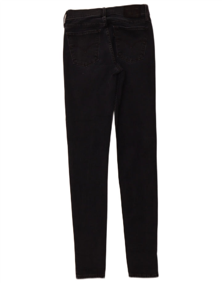 LEVI'S Γυναικείο 710 Super Skinny Jeans W25 L30 Μαύρο βαμβακερό