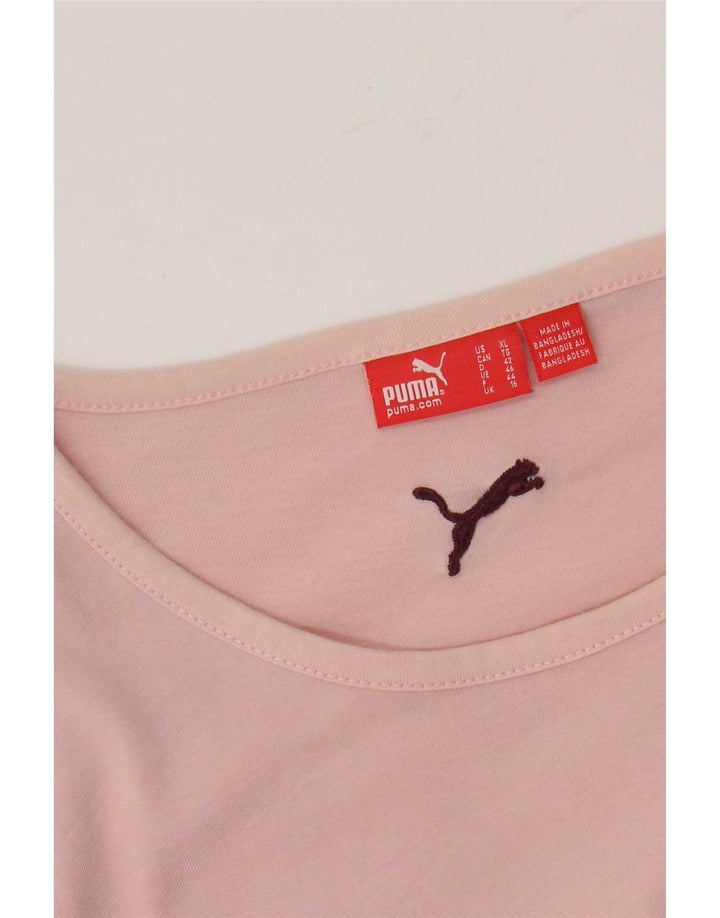 Γυναικεία γραφική φούτερ Puma Jumper UK 16 Large Pink