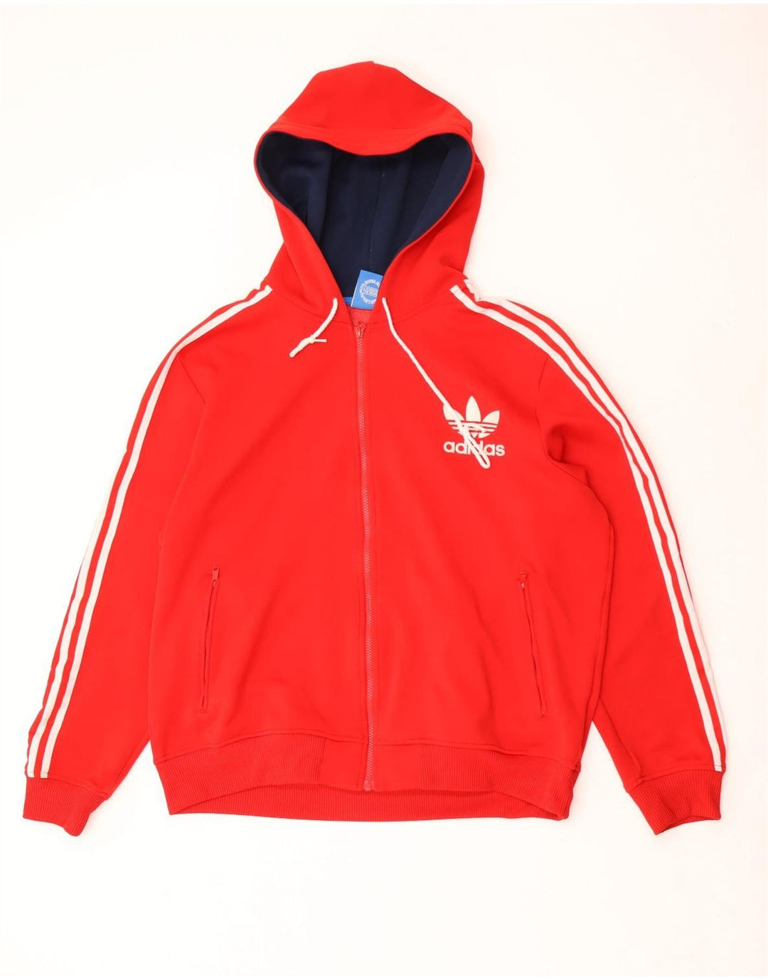 Ανδρικό πουλόβερ Adidas με φερμουάρ XL Κόκκινο πολυεστέρα