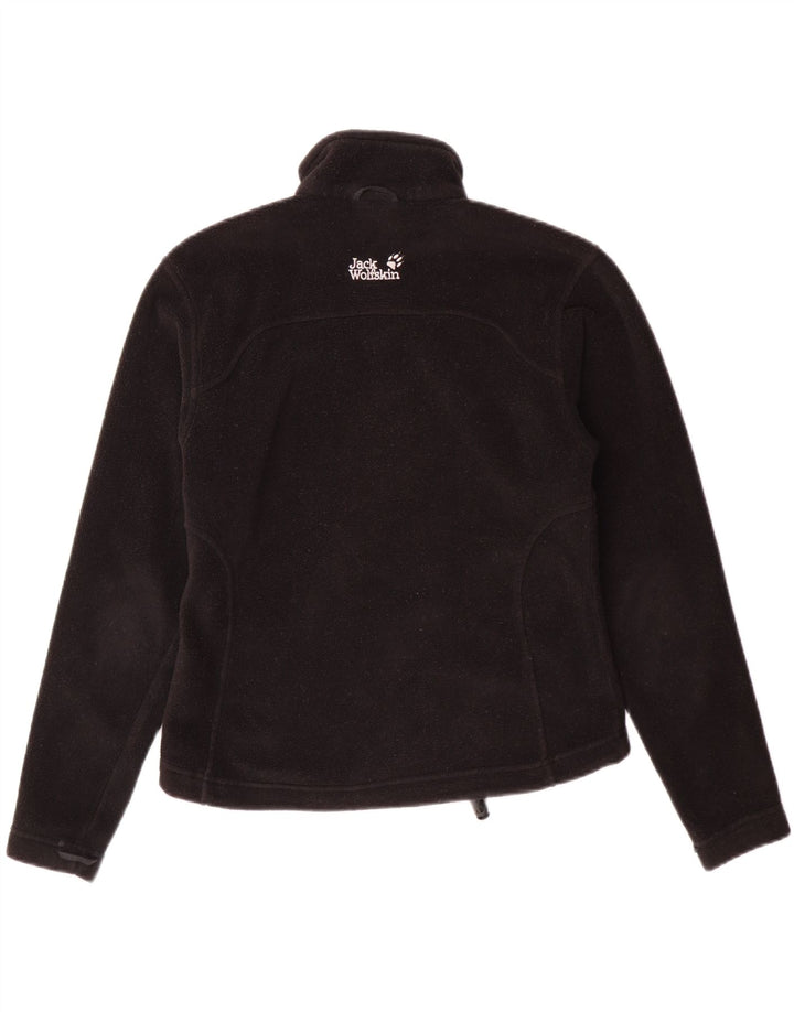 JACK WOLFSKIN Γυναικείο Fleece Jacket UK 10 Small Black Polyester