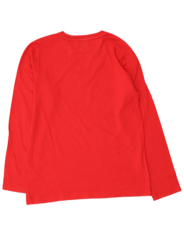 Moschino Boys Graphic Top Μακρυμάνικο 12-13 ετών Κόκκινο Βαμβακερό