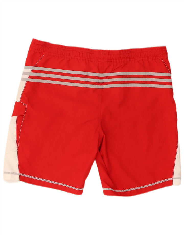 Ανδρικό γραφικό σορτς κολύμβησης Adidas Μικρό κόκκινο χρώμα πολυεστέρα