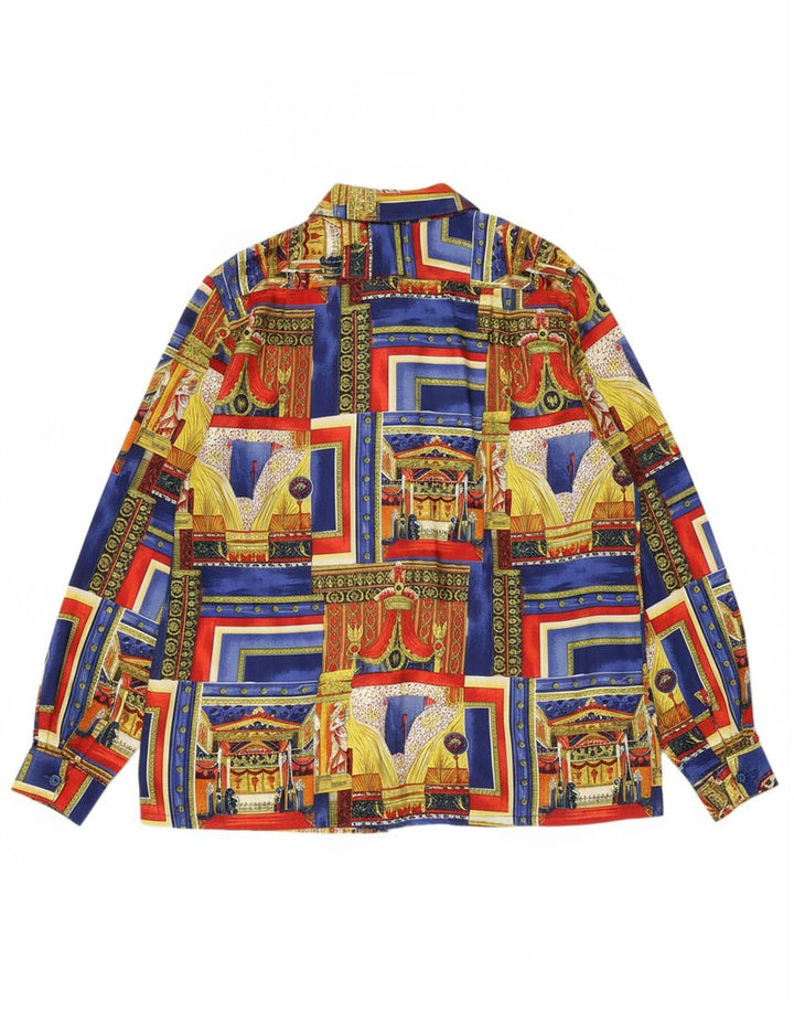 VINTAGE Γυναικείο πουκάμισο Abstract Pattern UK 18 XL Πολύχρωμο
