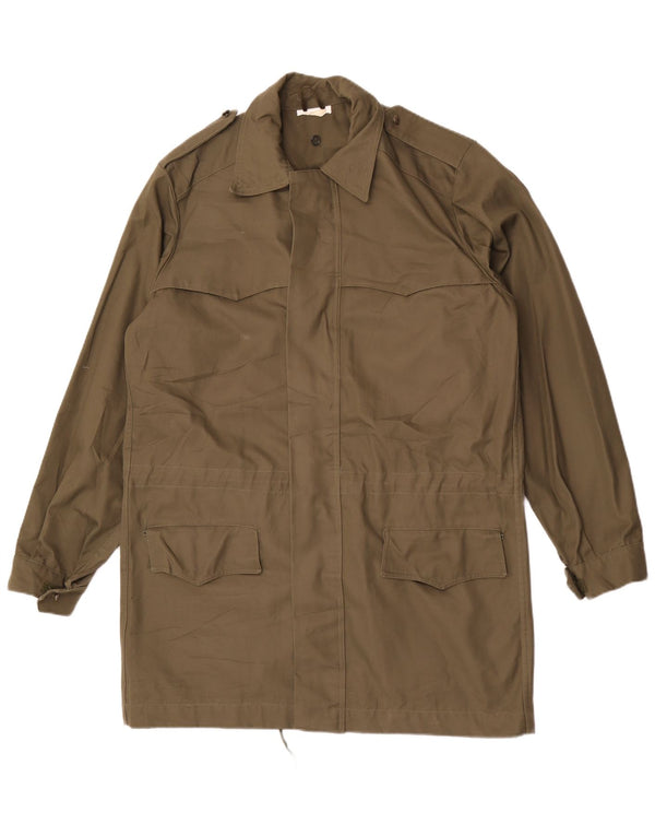 Vintage Ανδρικό Military Jacket UK 38 Medium Khaki