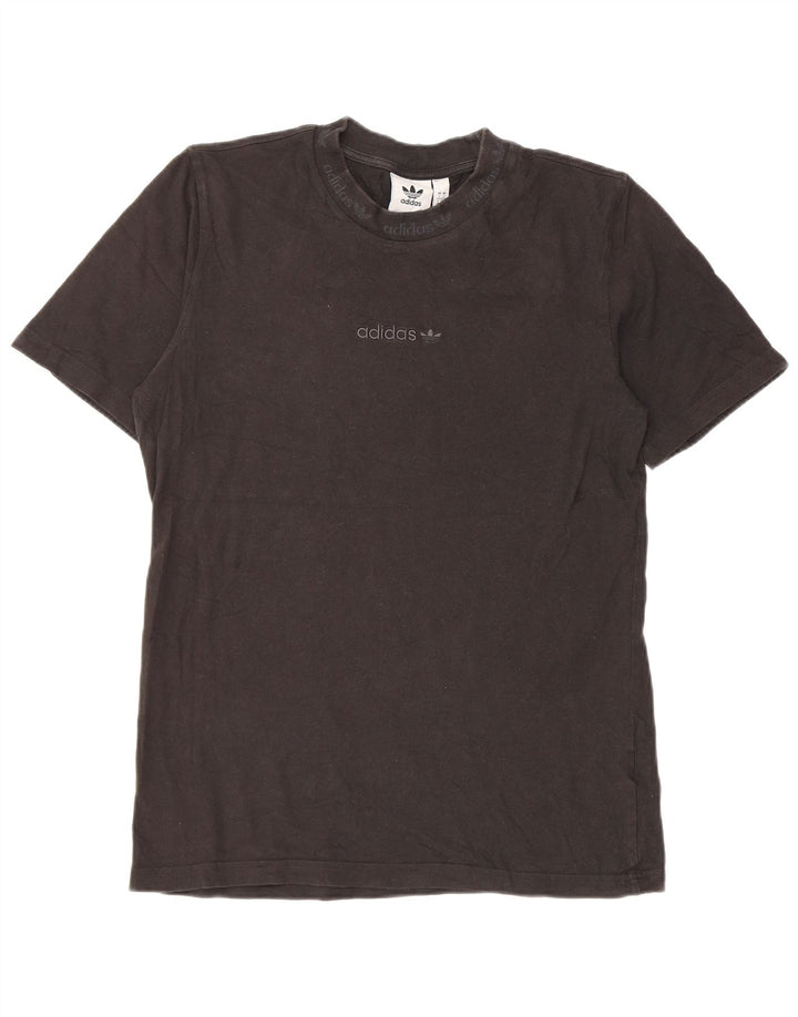 Ανδρικό T-Shirt Adidas Top Μικρό μαύρο βαμβακερό