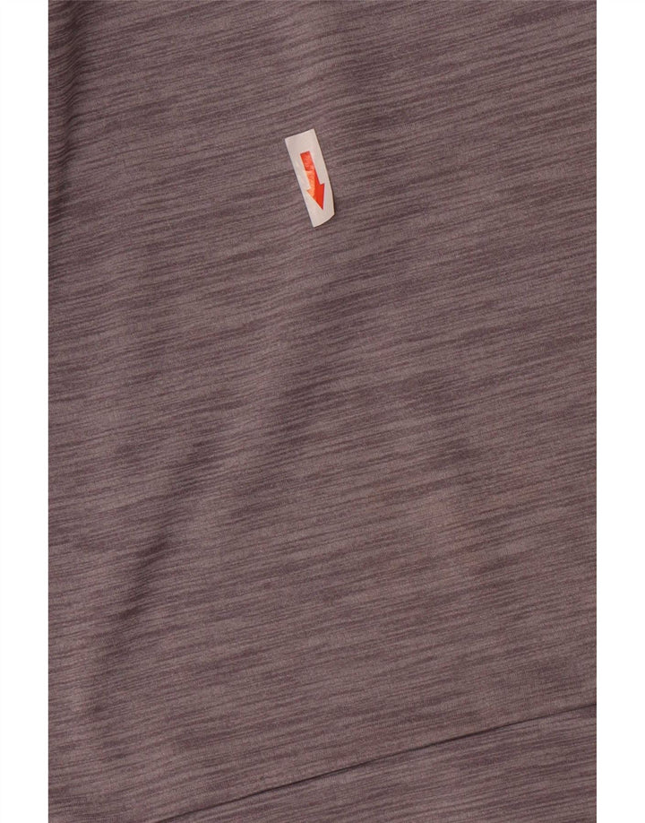 Ανδρική φόρμα πουλόβερ με φερμουάρ Nike Dri Fit Top XL Πολυεστέρας με γκρι φλύκταινες