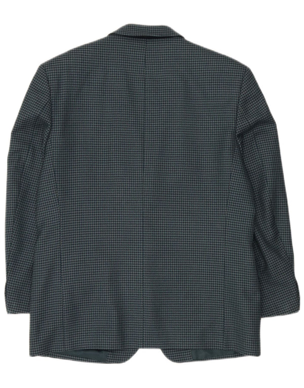 Douglas Ανδρικό σακάκι σακάκι με 2 κουμπιά IT 50 Large Green Houndstooth