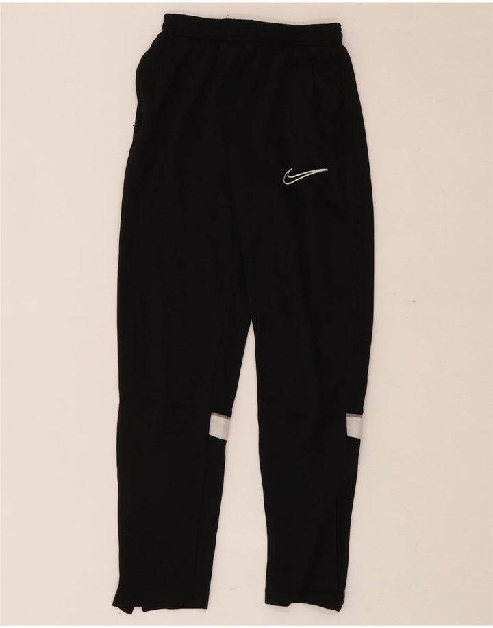 Παντελόνι αθλητικής φόρμας NIKE για αγόρια 12-13 ετών Μεγάλο μαύρο χρώμα πολυεστέρα