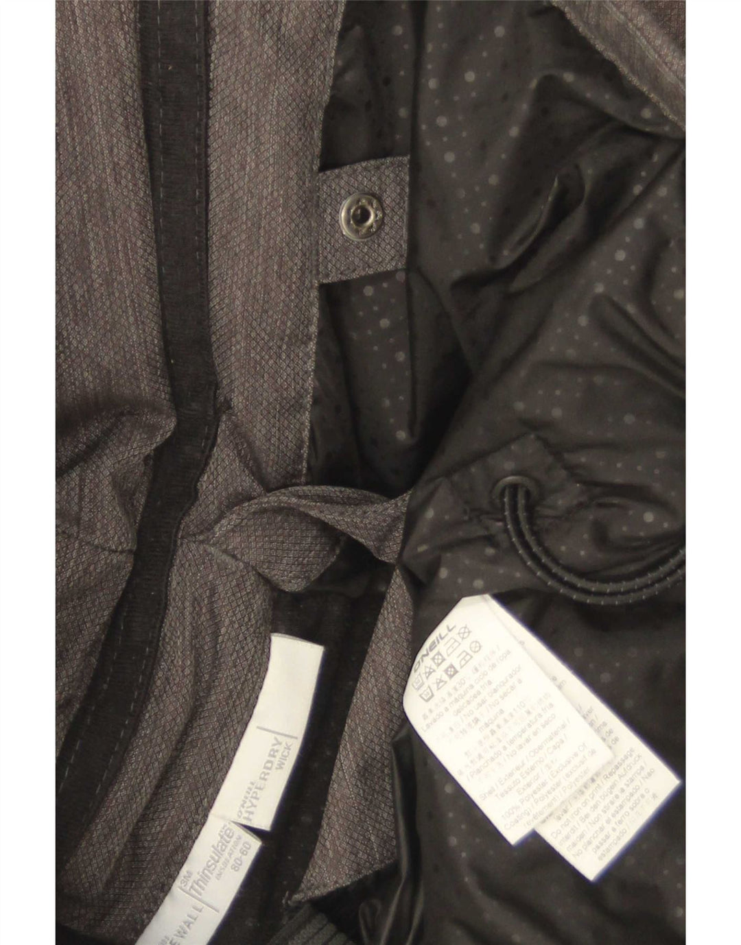 Ανδρικό μπουφάν με κουκούλα O'Neill UK 10 Small Grey Polyester