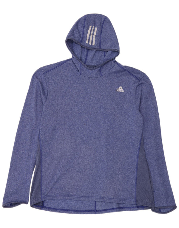 Adidas Ανδρική κουκούλα μακρυμάνικη 2XL μπλε