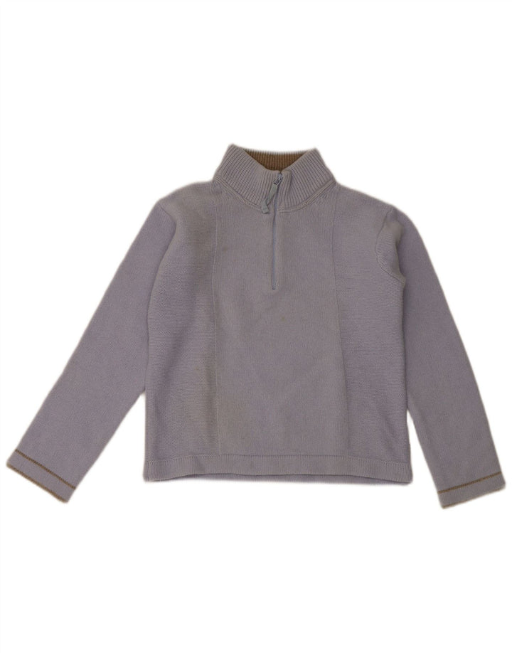 Armani Jeans Γυναικείο πουλόβερ με φερμουάρ IT 42 μεσαίο μπλε μαλλί
