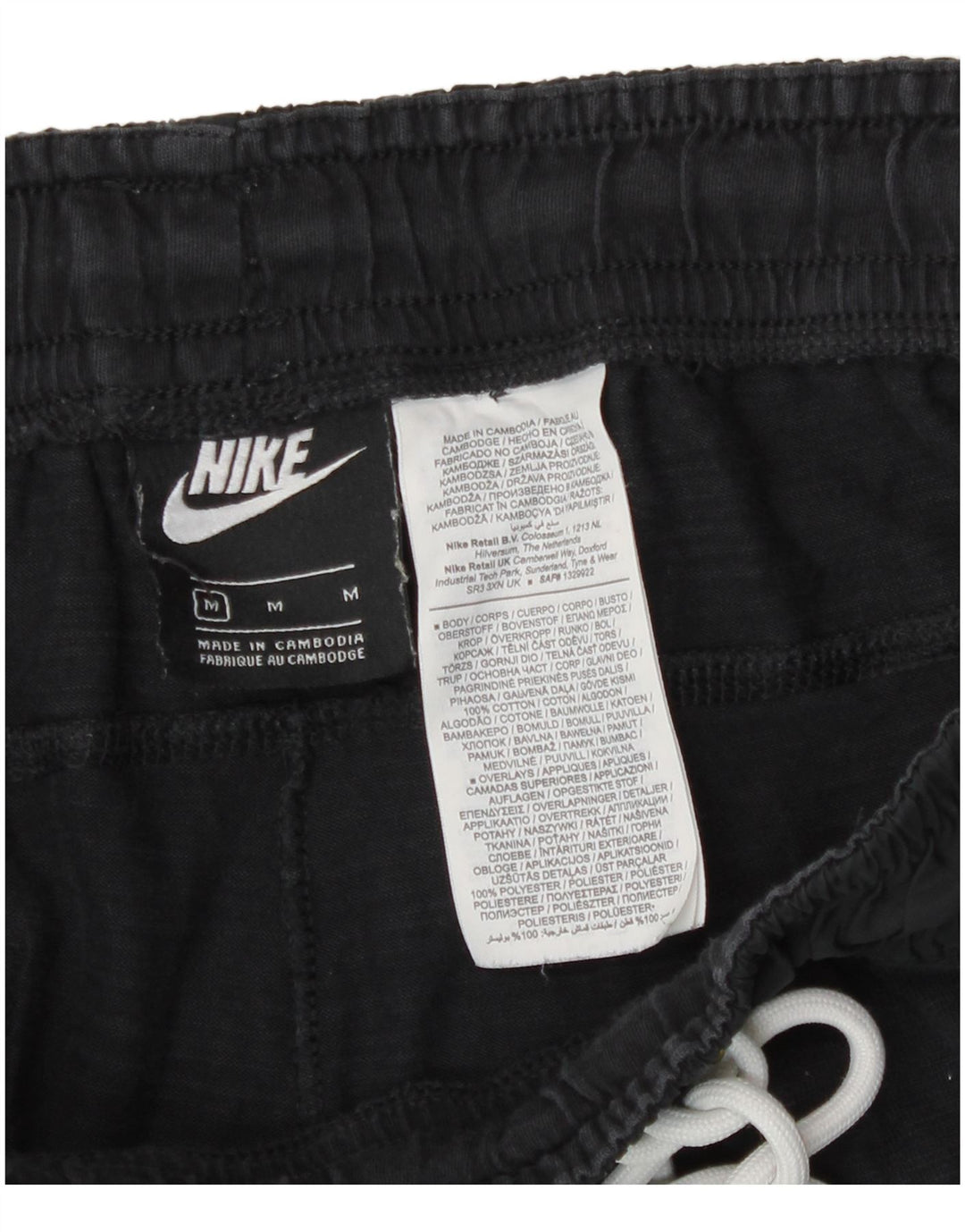 Ανδρική αθλητική φόρμα Nike Παντελόνι Joggers μεσαίο μπλε βαμβακερό