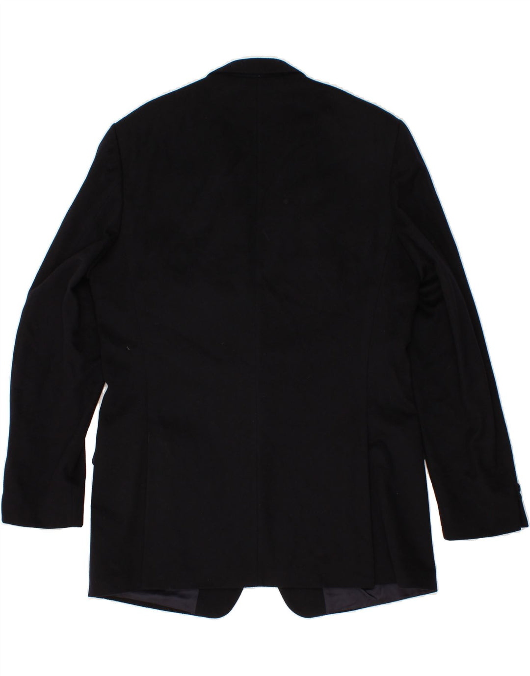 HIRMER Mens 2 Button Blazer Jacket UK 40 Large Navy Blue Cashmere Vintage HIRMER and Second-Hand HIRMER from Messina Hembry 