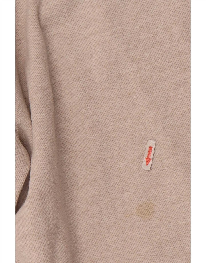 Zara Γυναικείο φόρεμα 3/4 Sleeve Shift UK 12 Medium Beige