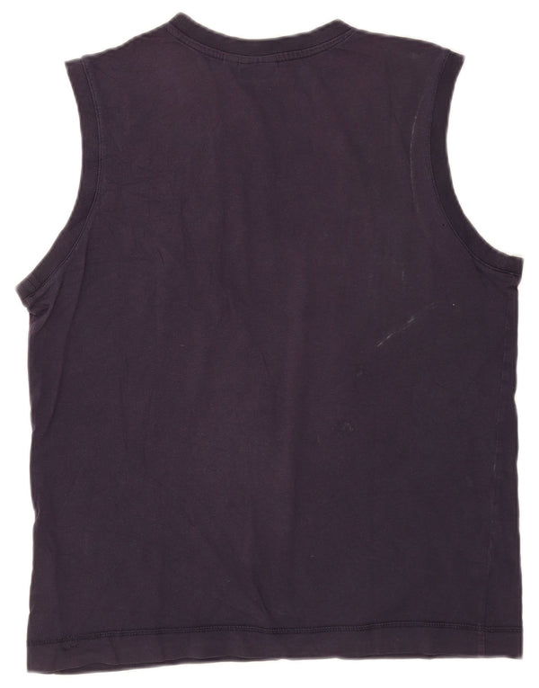 Ανδρικό γραφικό γιλέκο Puma Large Navy Blue