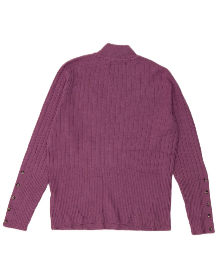 Marks & Spencer Γυναικείο πουλόβερ με λαιμό χελώνα UK 14 Medium Purple