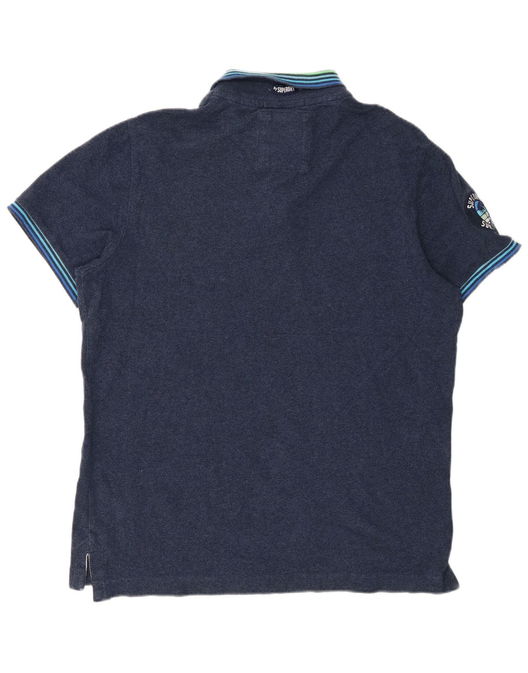 Ανδρικό γραφικό πόλο μπλουζάκι SUPERDRY 2XL Navy Blue