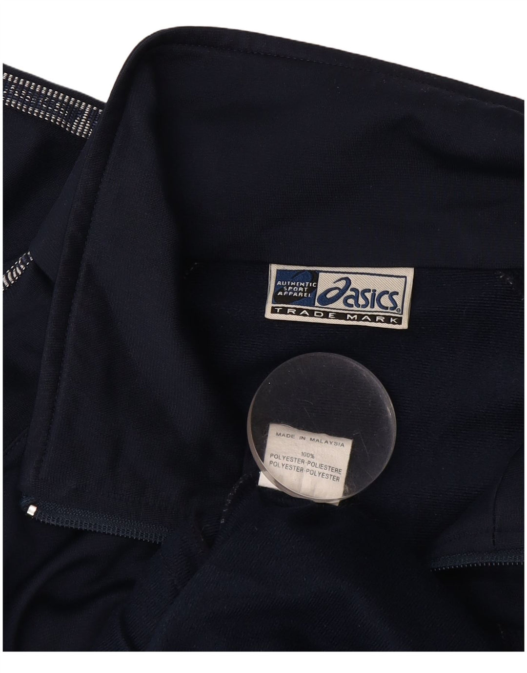 Ανδρική αθλητική φόρμα γραφικών Asics Top Jacket XL Navy Blue Polyester