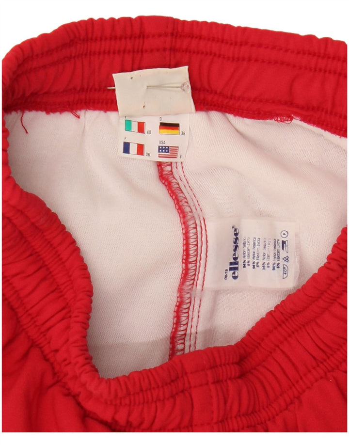 Ellesse Γυναικείο Stirrup Windbreaker Παντελόνι US 6 Medium Red Nylon