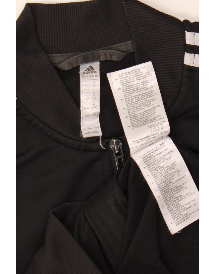 Γυναικεία αθλητική φόρμα ADIDAS Top Jacket UK 12/14 Medium Black Polyester