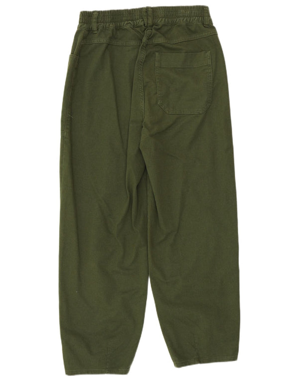 WHISTLES Γυναικεία φαρδιά τζιν ψηλόμεση UK 12 Medium W30 L26 Green