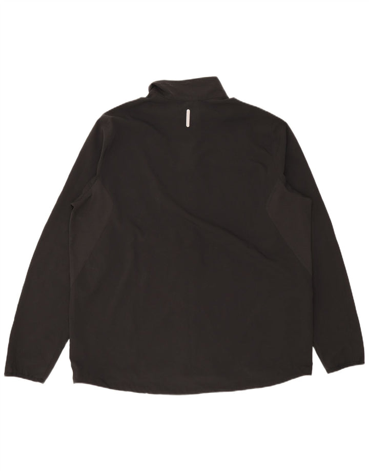 Ανδρικό μπουφάν βροχής Reebok 42 XL μαύρο πολυεστέρα