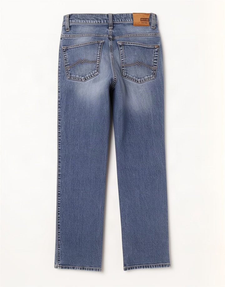 Mustang Ανδρικό Tramper Straight Jeans W32 L32 Μπλε βαμβακερό