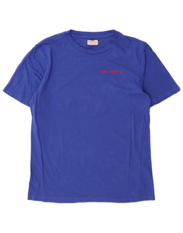 Ανδρικό T-Shirt Saltrock Top μεγάλο μπλε βαμβακερό