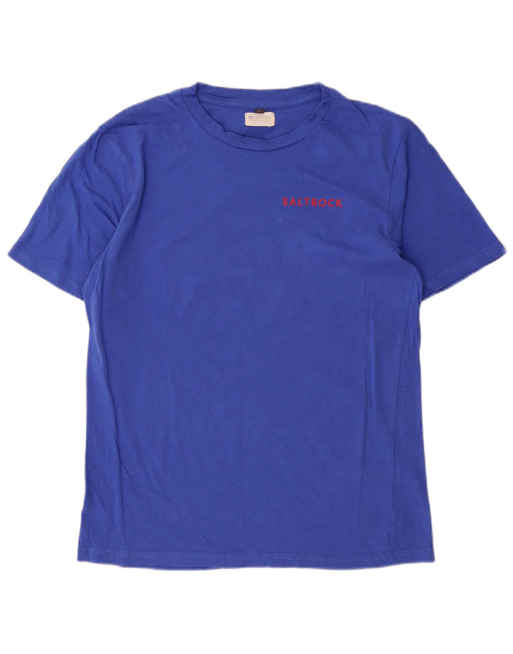 Ανδρικό T-Shirt Saltrock Top μεγάλο μπλε βαμβακερό
