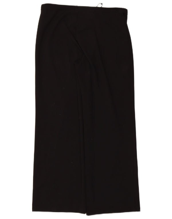 OASIS Γυναικεία φόρμα φόρμας φαρδιά πόδι Παντελόνι μεγάλο W32 L28 μαύρο πολυαμίδιο