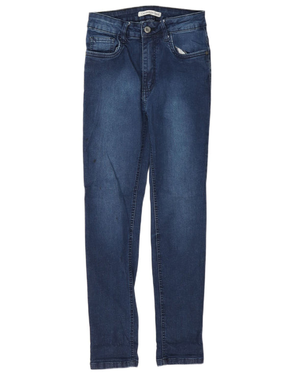 Calvin Klein Γυναικεία Skinny Jeans EU 38 Small W24 L27 Μπλε βαμβακερό