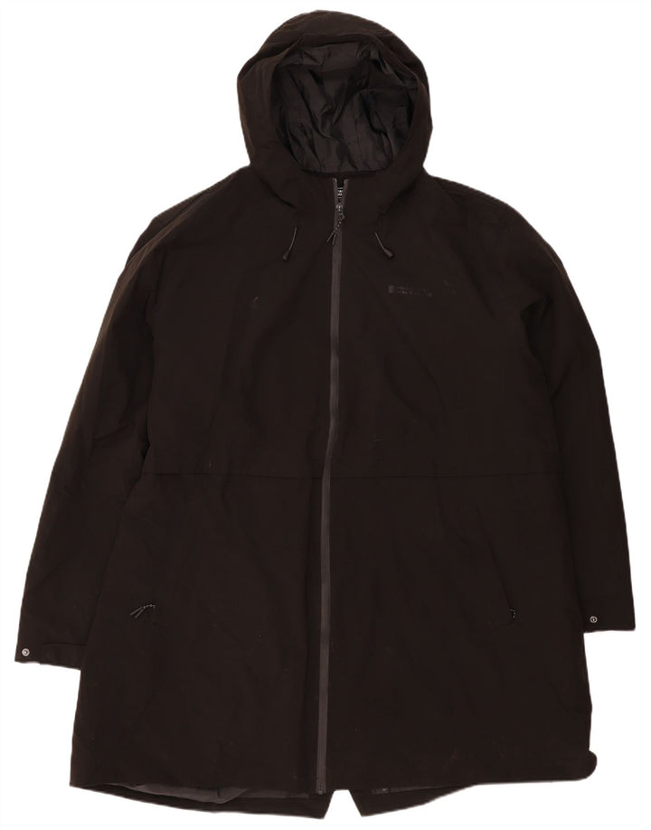 Mountain Warehouse Γυναικείο Αδιάβροχο με Κουκούλα UK 28 6XL Μαύρος Πολυεστέρας