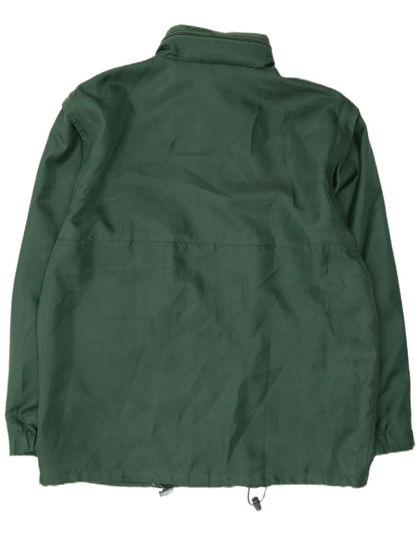 Spalding Ανδρικό μπουφάν βροχής με κουκούλα UK 42 XL Green Polyamide