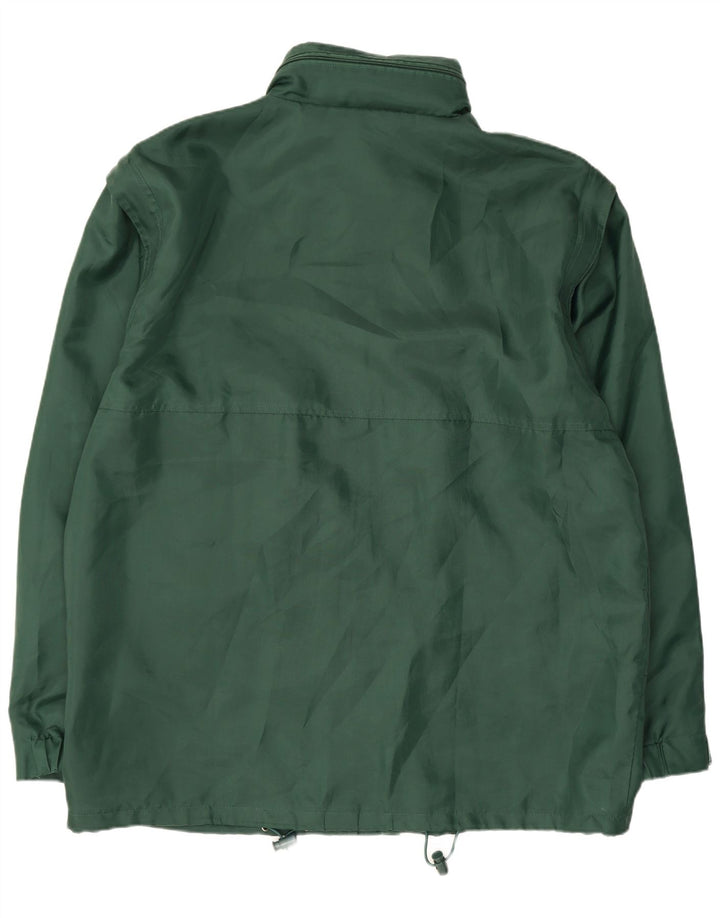Spalding Ανδρικό μπουφάν βροχής με κουκούλα UK 42 XL Green Polyamide