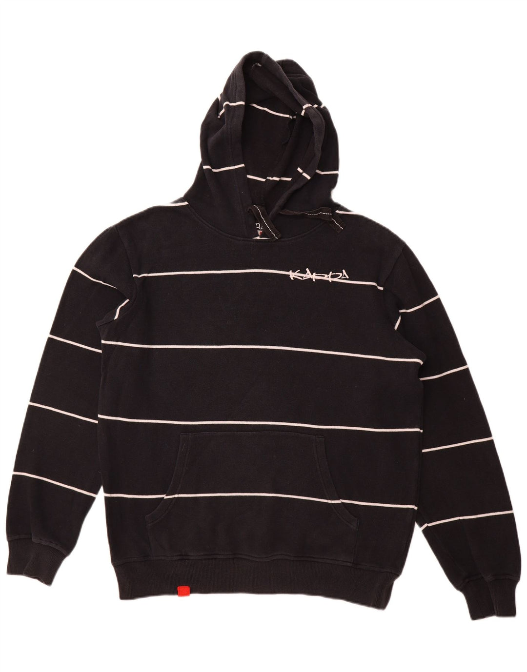 KAPPA Ανδρικό Hoodie Jumper Μεγάλο Navy Blue ριγέ βαμβακερό