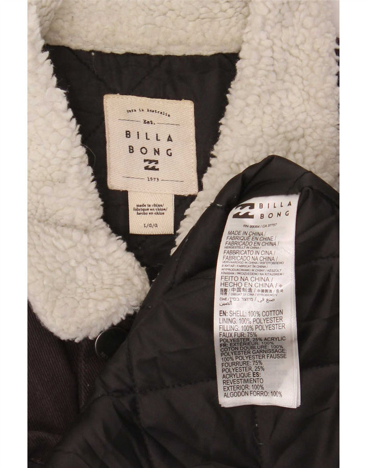 Billabong Ανδρικό τζιν μπουφάν UK 40 μεγάλο γκρι βαμβακερό