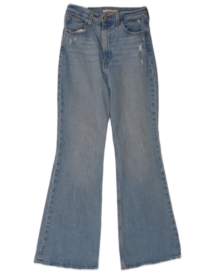 Γυναικείο ψηλό ψηλό τζιν Levi's flared W26 L32 μπλε βαμβακερό