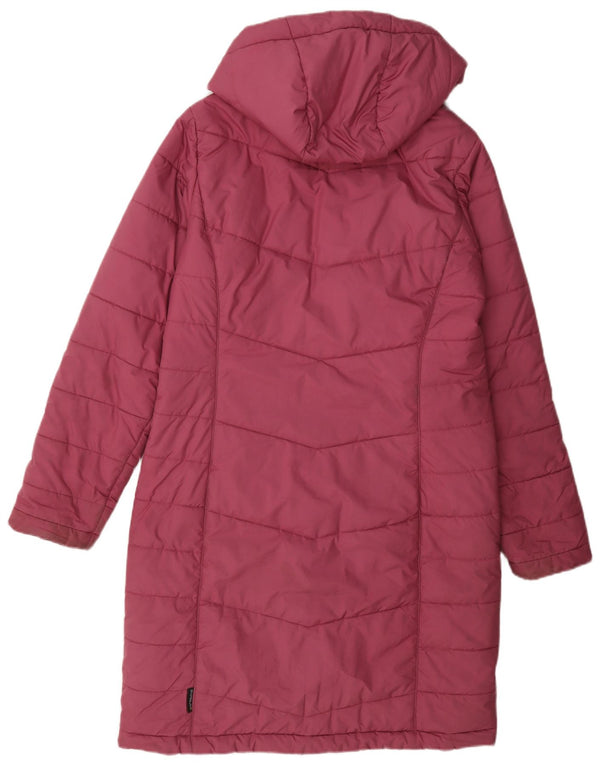 Mountain Warehouse Γυναικείο παλτό με κουκούλα UK 8/10 Small Pink Polyester