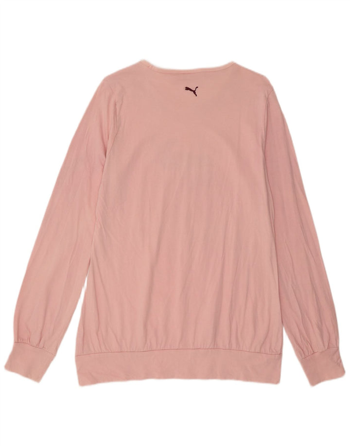 Γυναικεία γραφική φούτερ Puma Jumper UK 16 Large Pink