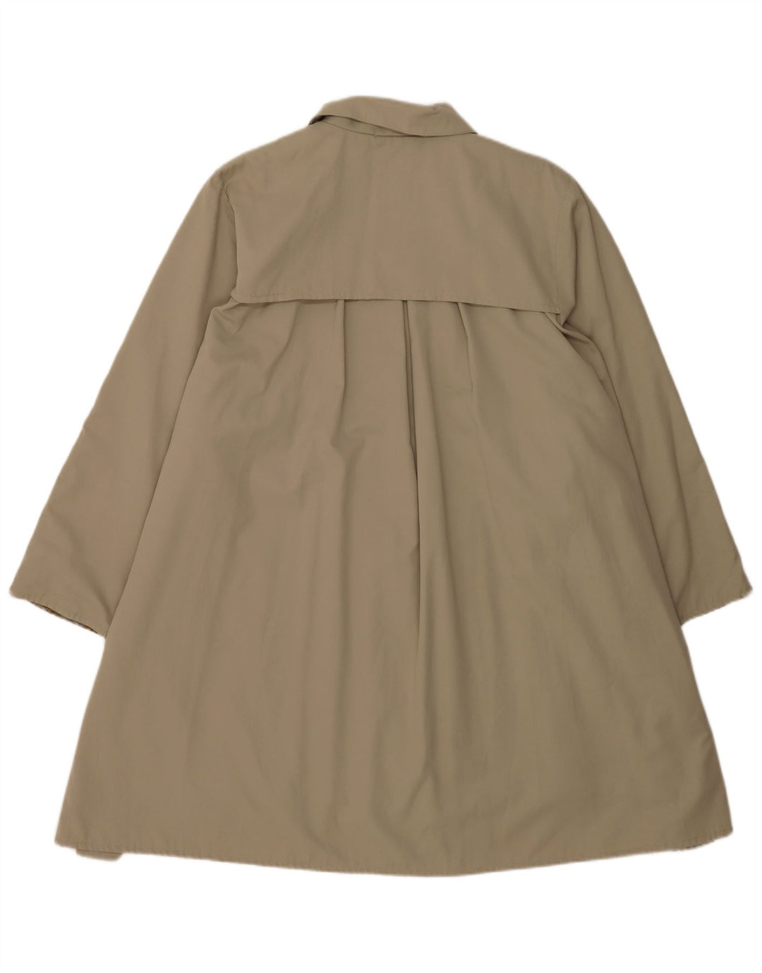 Vintage Γυναικεία Oversized Καμπαρντίνα UK 10 Small Beige Cotton