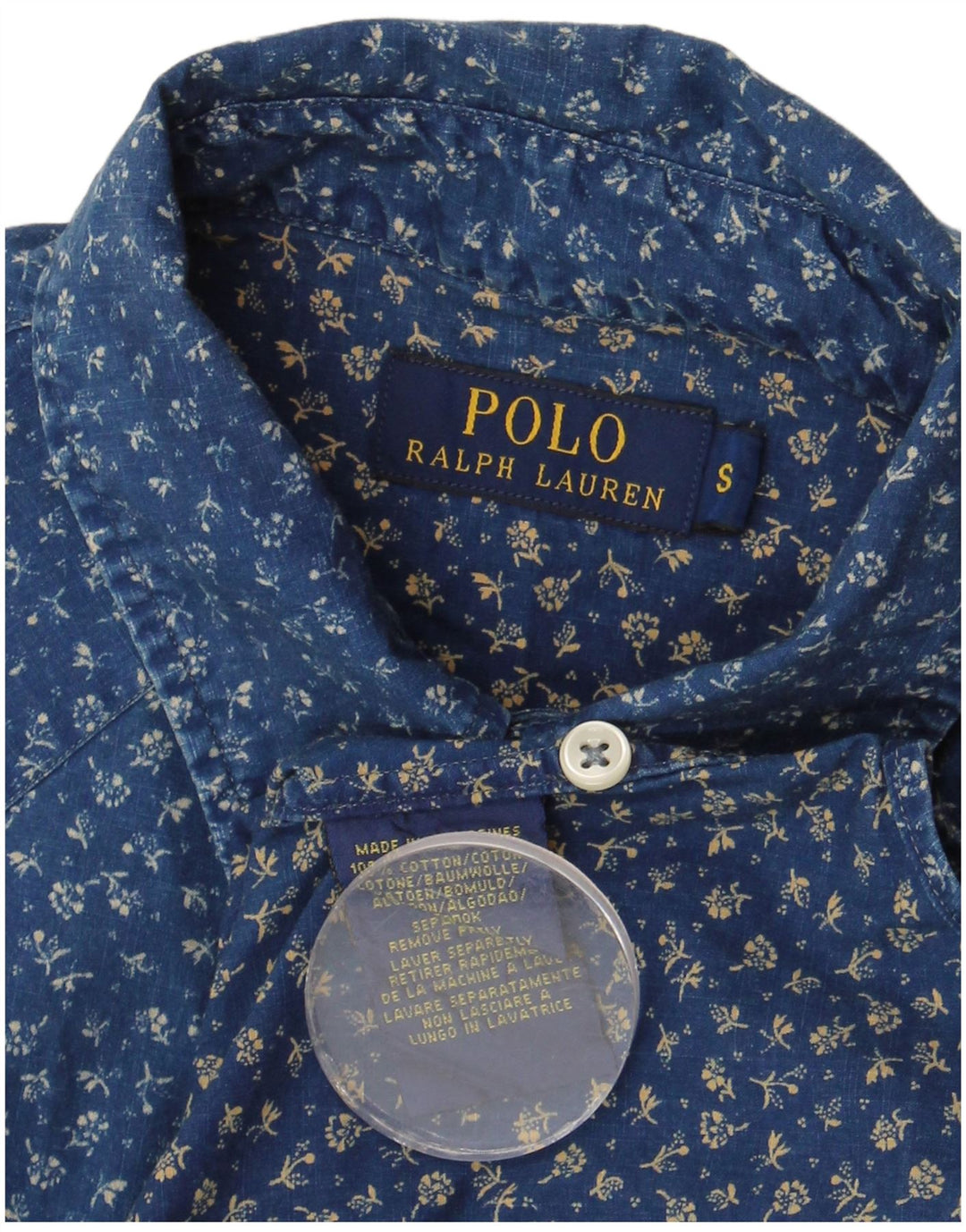 Ανδρικό πουκάμισο POLO RALPH LAUREN Μικρό Μπλε Βαμβακερό