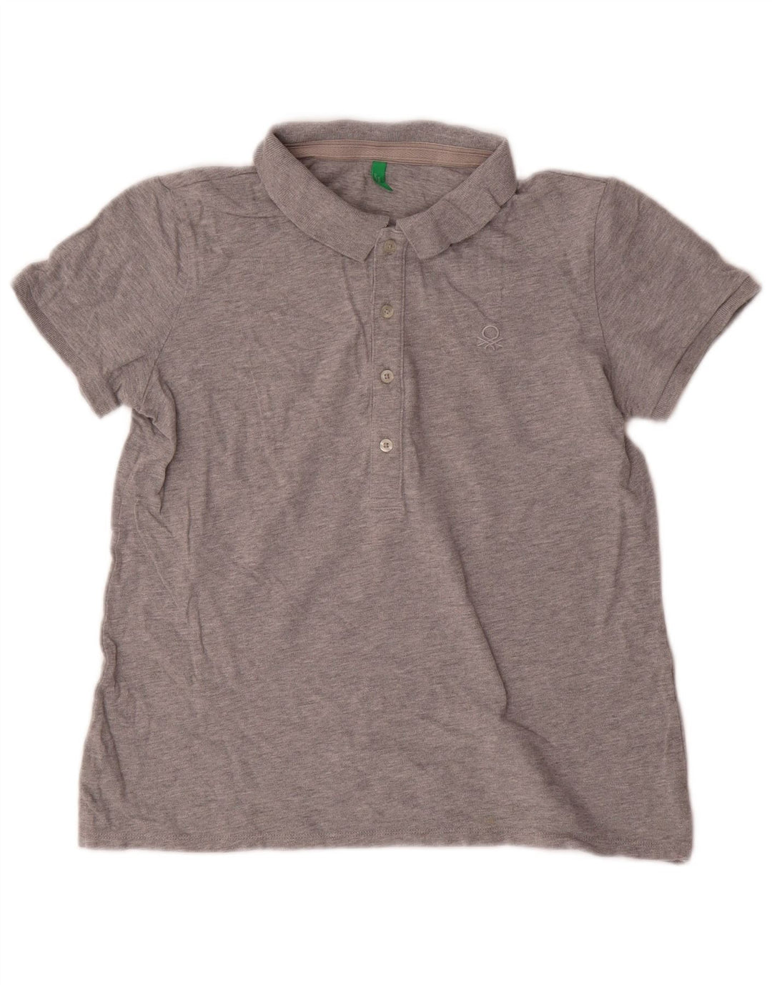 Ανδρικό μπλουζάκι πόλο Benetton UK 14 Medium Grey