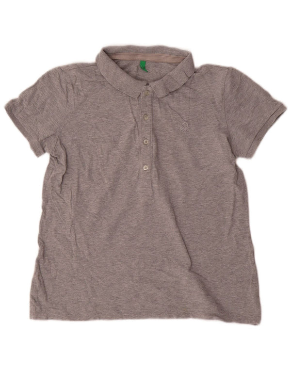 Ανδρικό μπλουζάκι πόλο Benetton UK 14 Medium Grey