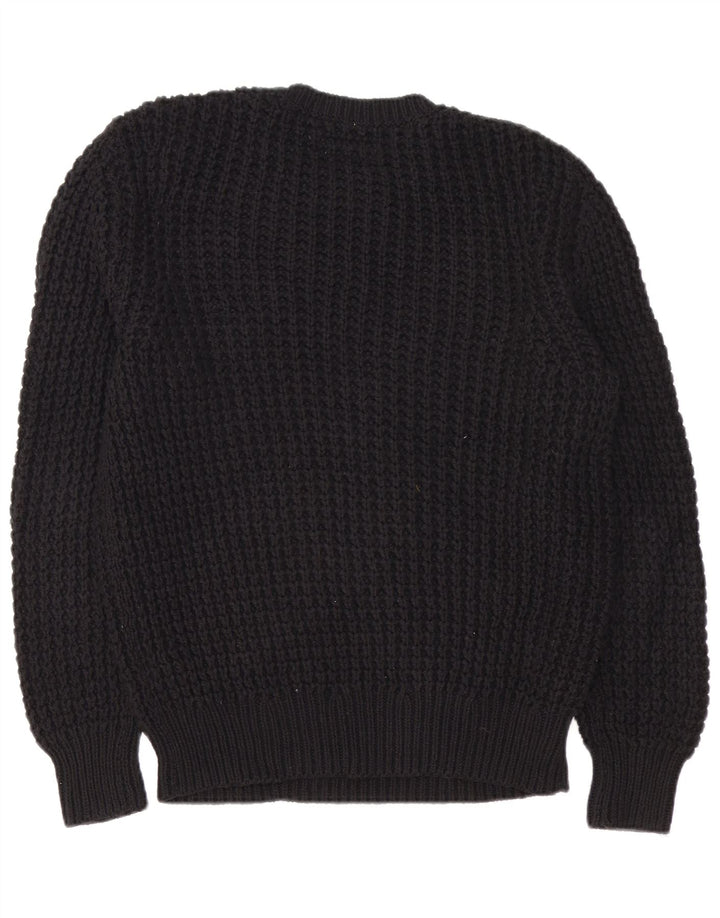 Ανδρικό πουλόβερ All Saints Crew Neck Jumper Μεσαίο μαύρο βαμβακερό