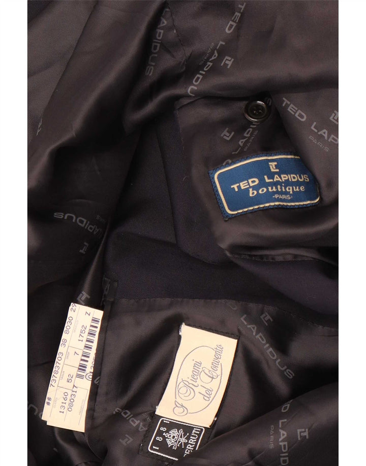 Cerruti 1881 Ανδρικό μπουφάν σακάκι με 3 κουμπιά IT 52 XL Navy Blue Wool