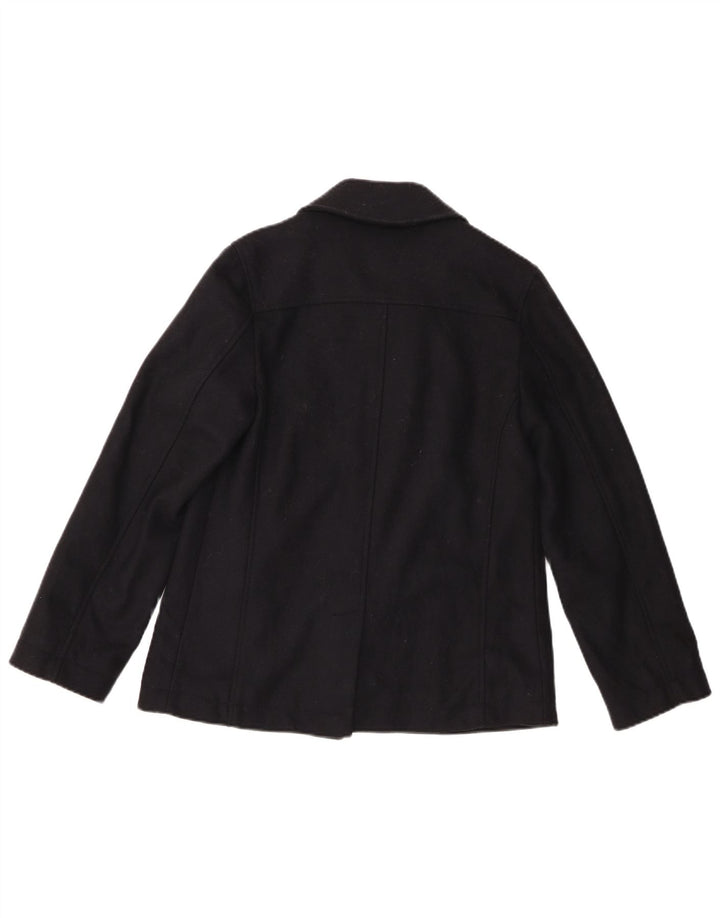 Gant Girls Pea Coat 11-12 Years XL Navy Blue Wool