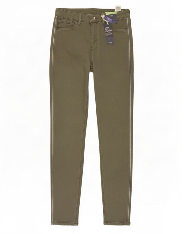 Marks & Spencer Womens The Carrie Skinny Jeans UK 12 Medium W28 L28 Green