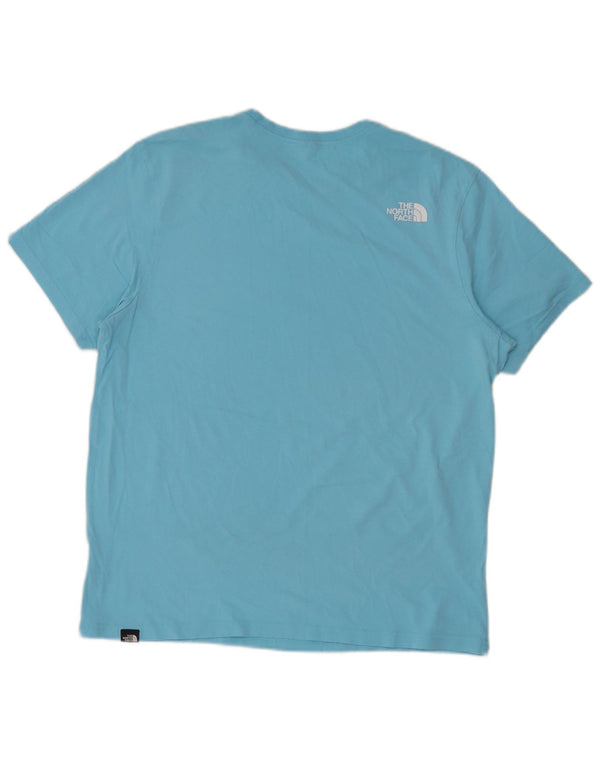 Ανδρικό γραφικό T-Shirt North Face Top Medium Blue
