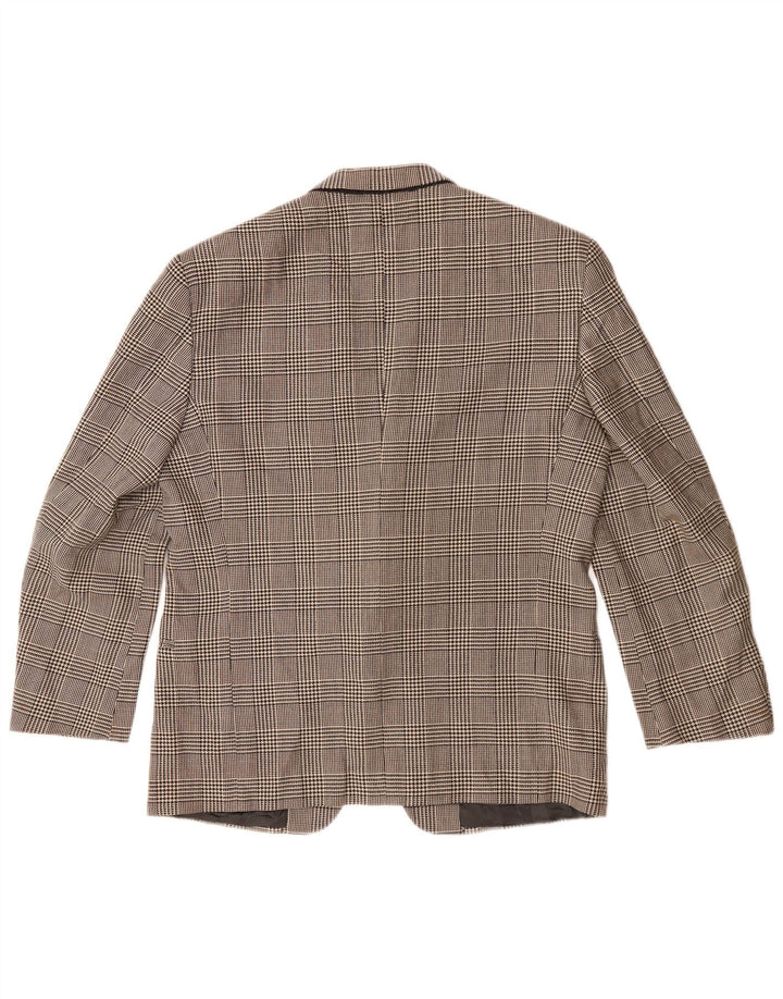 Valentino Ανδρικό σακάκι σακάκι με 2 κουμπιά UK 40 Large Grey Check